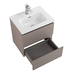 BelBagno Тумба под раковину Kraft 39-50 подвесная Бежевый матовый – фотография-7